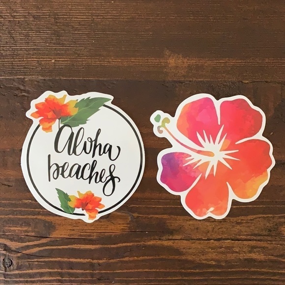 Other - Stickers Large Set of 2 Water Bottle Laptop